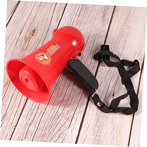 Yardwe Megafone Criança Cosplay Alto-Falante Brinquedo Vermelho