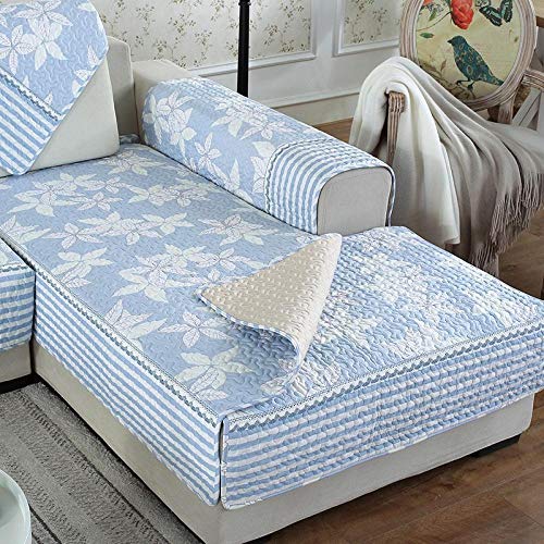 Housse de canapé 3 places en coton tissé Dream-Flowe de qualité
