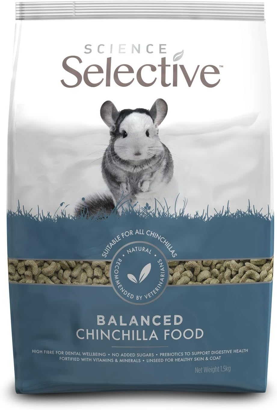 Supreme Petfoods Science Selective Chinchilla Food, 4 Lb 6 Oz