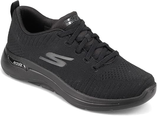 Skechers Men's Gowalk Arch Fit-Athletic Workout Walking Shoe with Air Cooled Foam, Black, 13 X-Wide