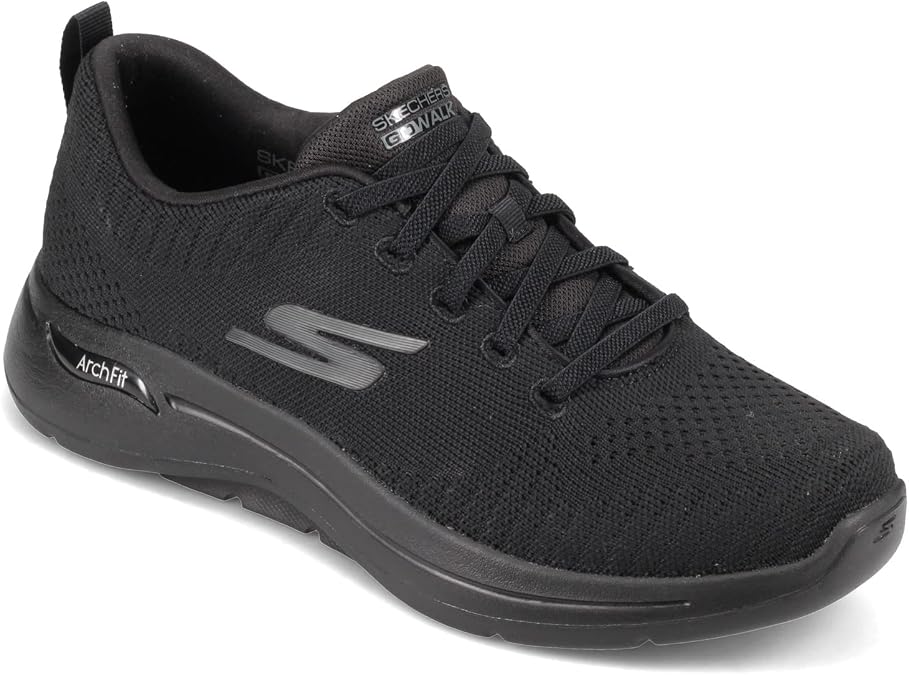 Skechers Men's Gowalk Arch Fit-Athletic Workout Walking Shoe with Air Cooled Foam, Black, 13 X-Wide