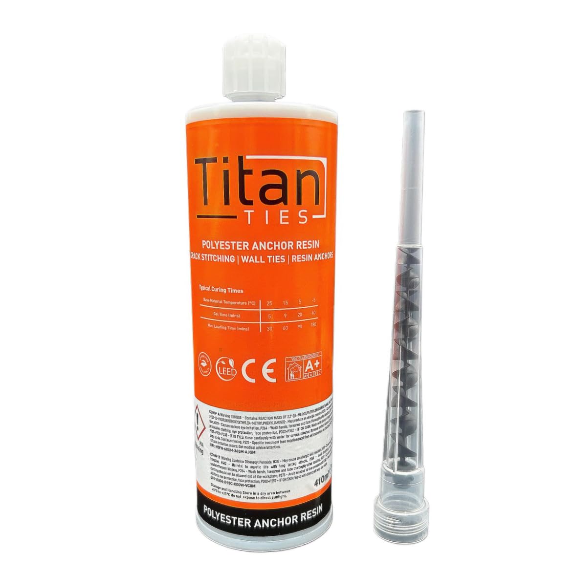 410ml Titan Ties Styrene Free Polyester Anchor Resin