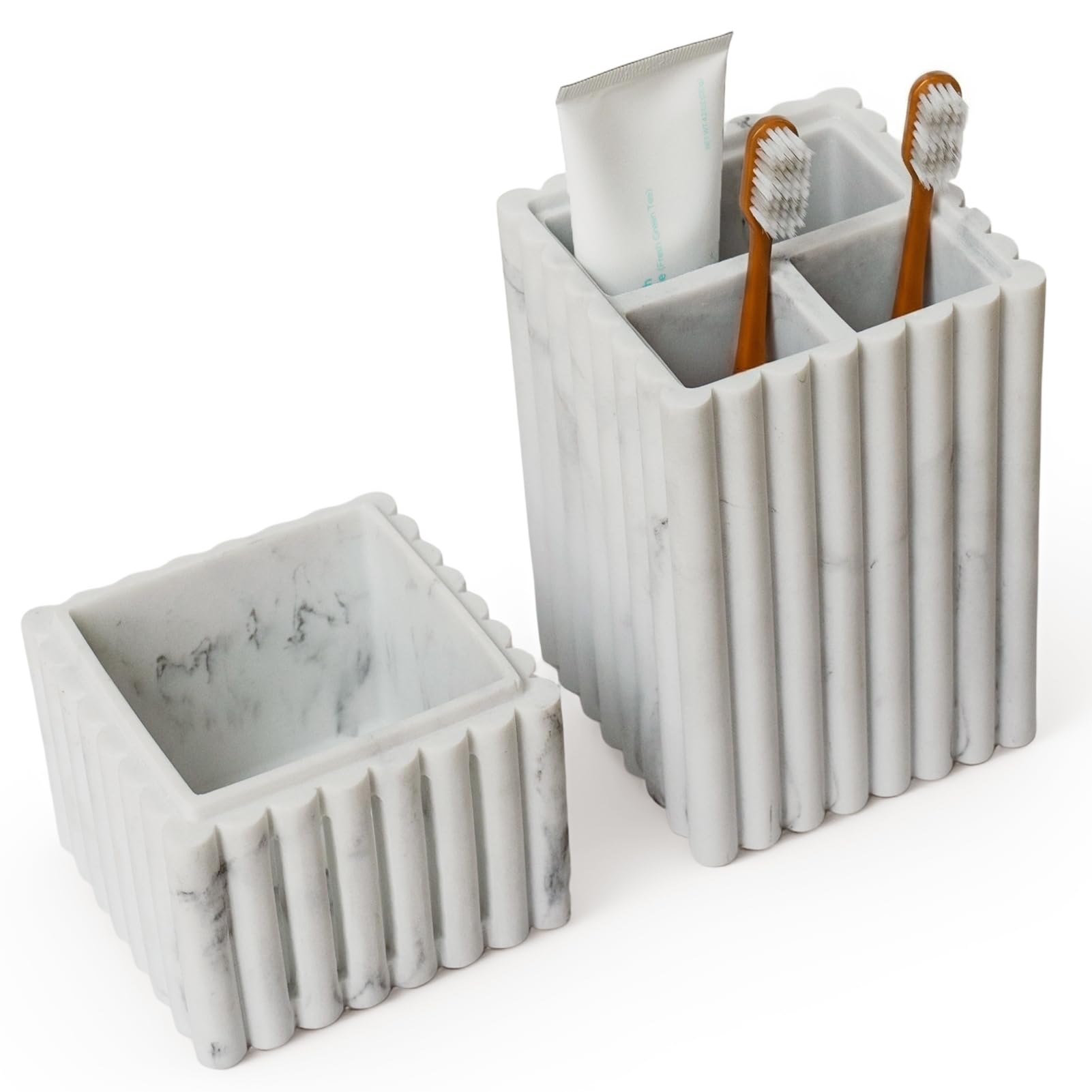 Photo 1 of Toothbrush Holder with Lid- Covered Toothbrush Holder for Bathroom