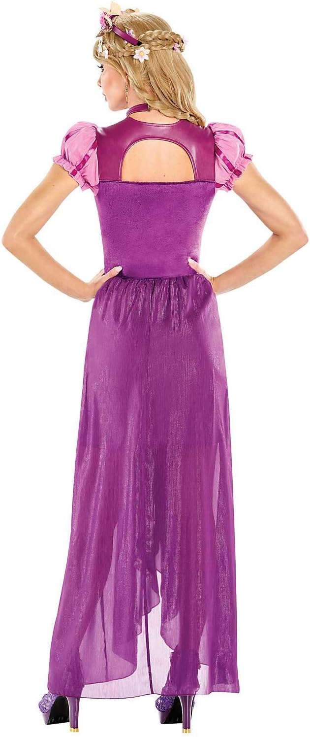 Spirit Halloween Tangled Rapunzel Costume | Officially Licensed | Disney | Princess Cosplay | Purple Dress | Group Costume