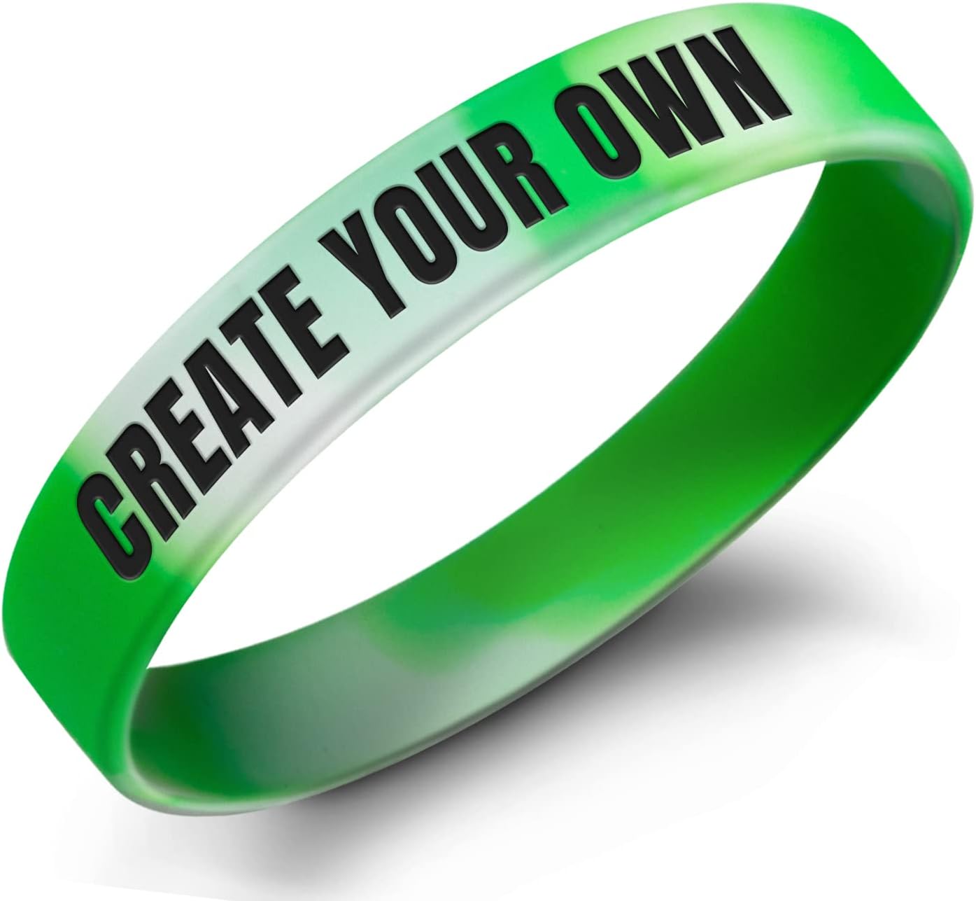 50 Pcs Rubber Bracelets Personalized Silicone Wristbands Customized for Business, Events, Motivation, Support, Fundraisers(Blue)