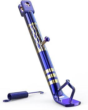 Motorcycle Side Stand, 9.84 Anti-Tip Motorcycle Parking Stabilizer, Heavy Stable Non-Slip Motorbike Side Stand Modification Accessory, Universal for Most Motorcycles