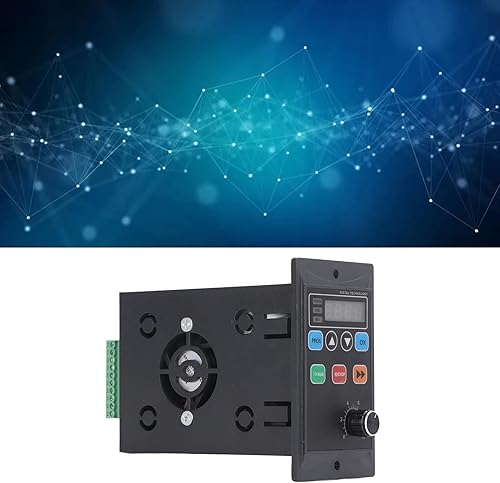 Miniatura 5 de Unidad de frecuencia variable (VFD), monofásico a trifásico, entrada de 110 V120 V y salida de 220 V con bobina de núcleo de cobre para control de