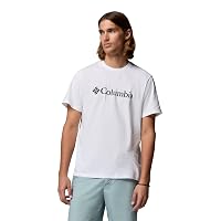Columbia CSC Basic Logo Tee, Maglietta classica da uomo in cotone da indossare tutti i giorni
