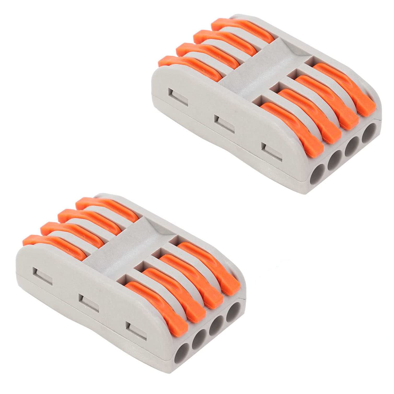 3 to 6 Inline Wire Nut Connector - Cable Connector - Mini Wire Connectors - Electrical Reusable Connectores (2pcs, 3 to 6 Inline, Multi) — Amazon image 24