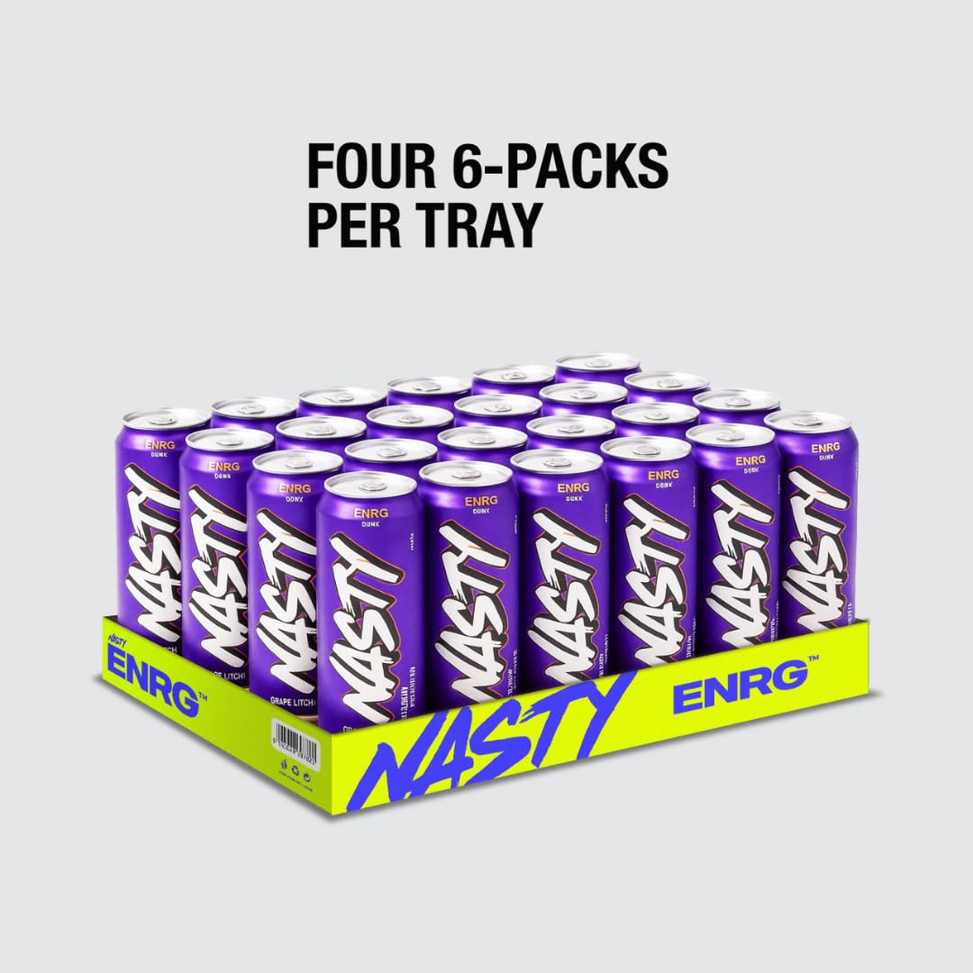 Nasty ENRG Pulse Series 24 Pack Energy Drink with Guarana, Taurine