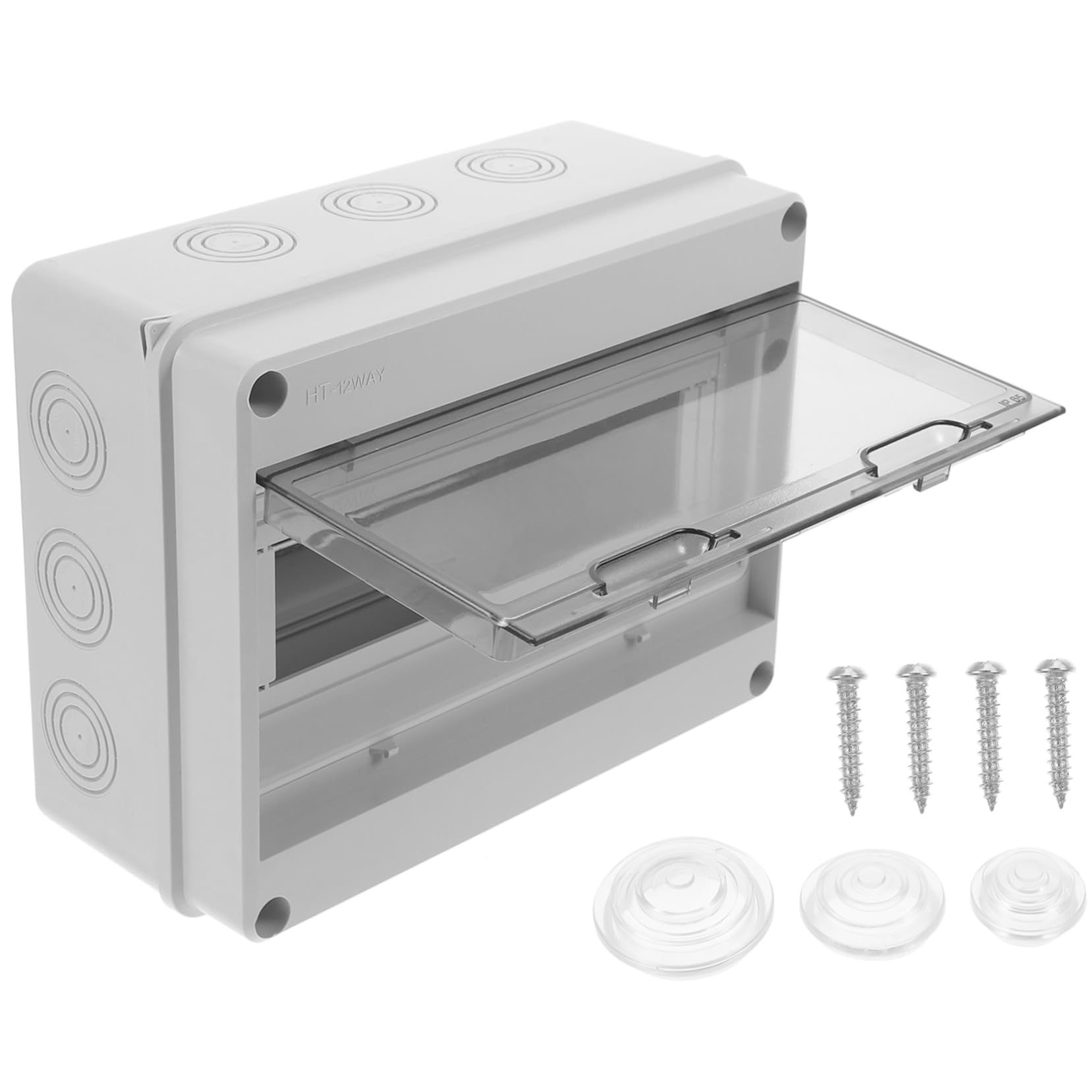 EXCEART Scatola Derivazione Ip68 Compatta e Pratica in Plastica Resistente All'usura, Scatola Elettrica per Esterni per Uffici e Ambienti Residenziali