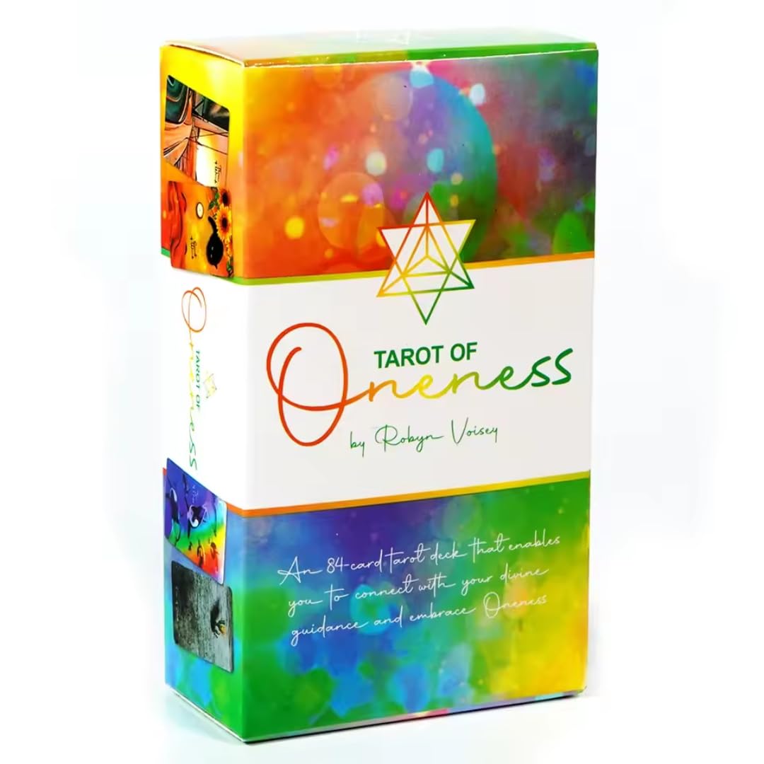 Tarot of Oneness, 84-Card Spiritual Guidance Deck, Colourful Mystical Artwork