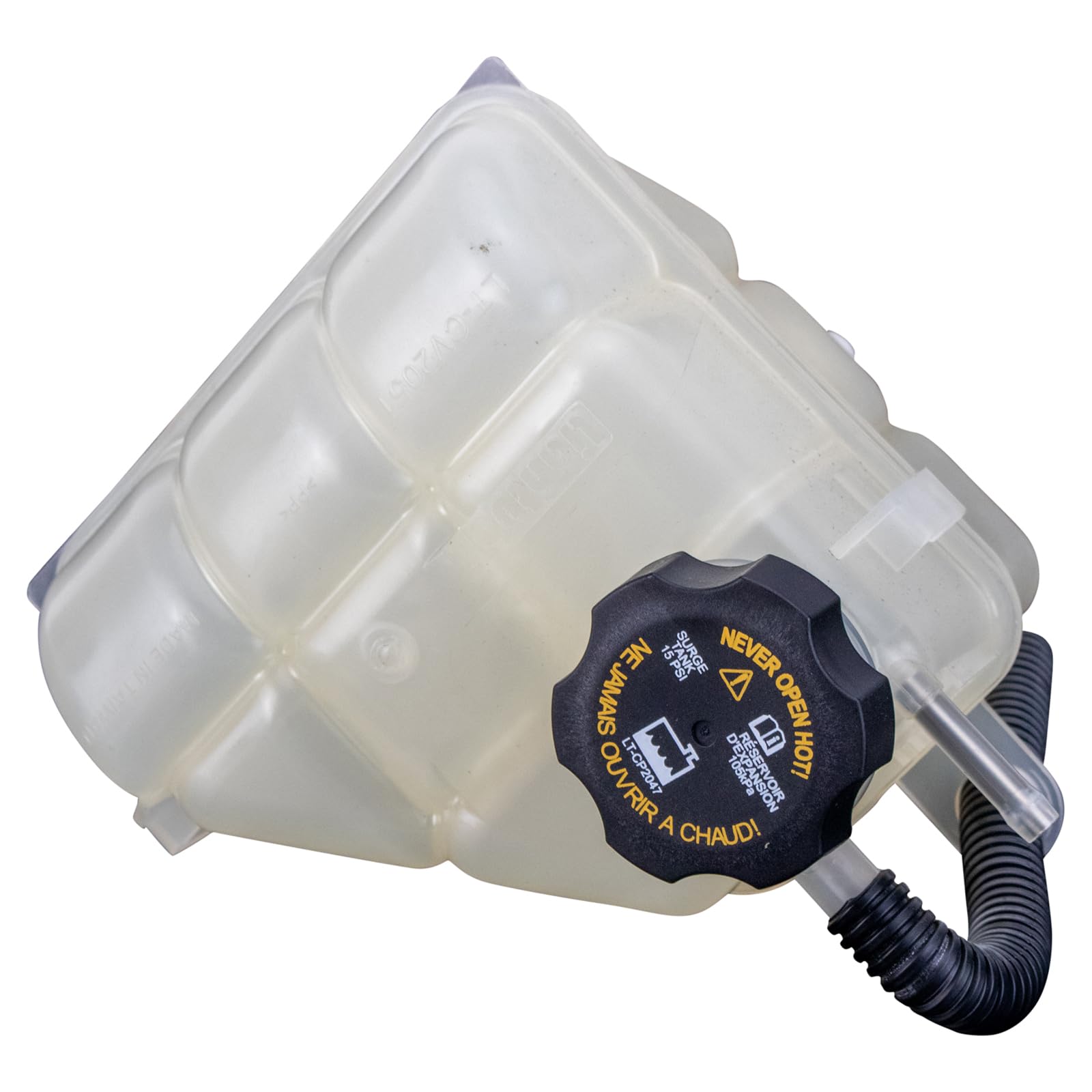 TRQ Radiator Coolant Reservoir Expansion Tank Overflow Bottle Compatible with 2004-2007 Chevrolet Malibu 2005-2006 Pontiac G6 GM3014140