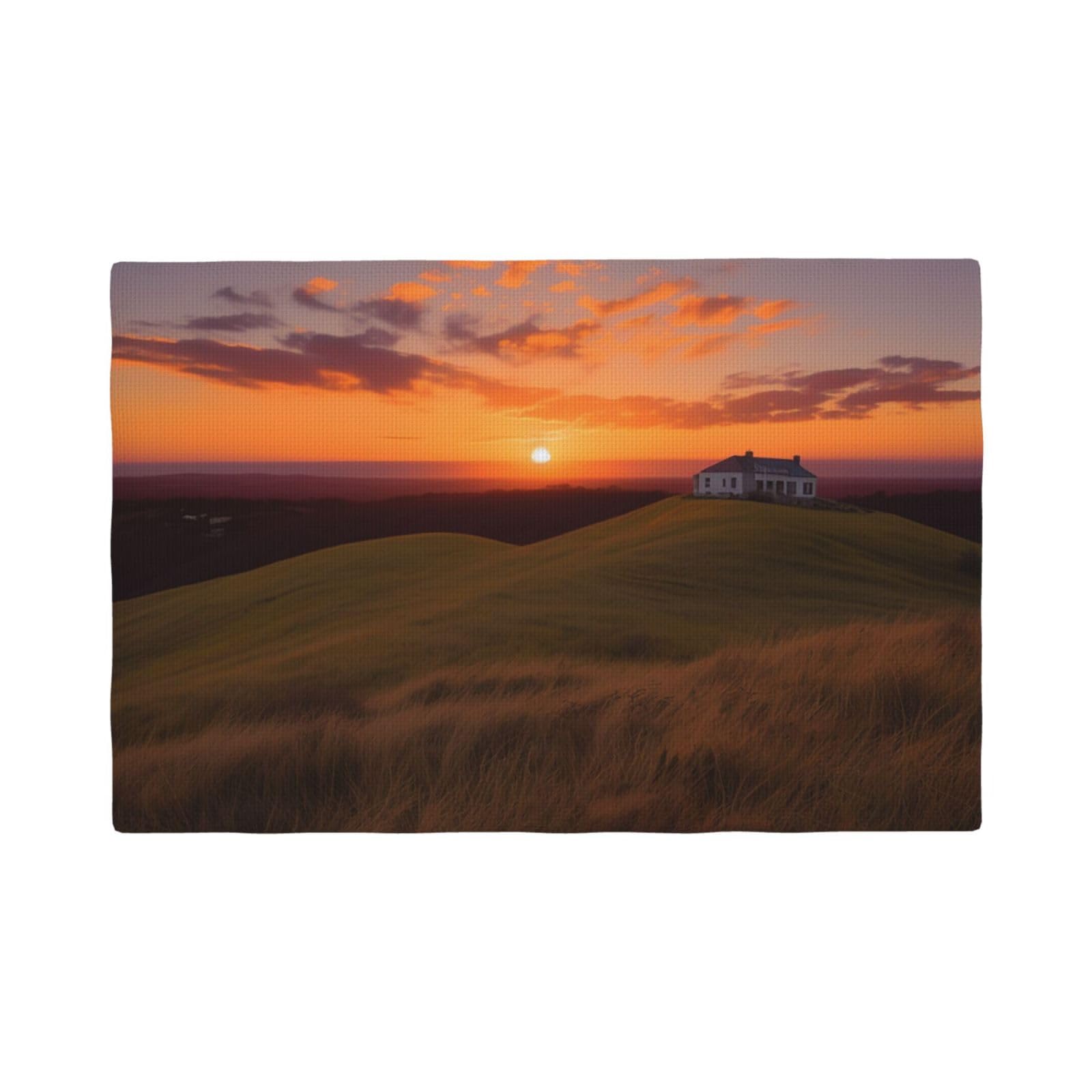 Set de table effet lin Sunset Hill lavable antidérapant 46x31 cm