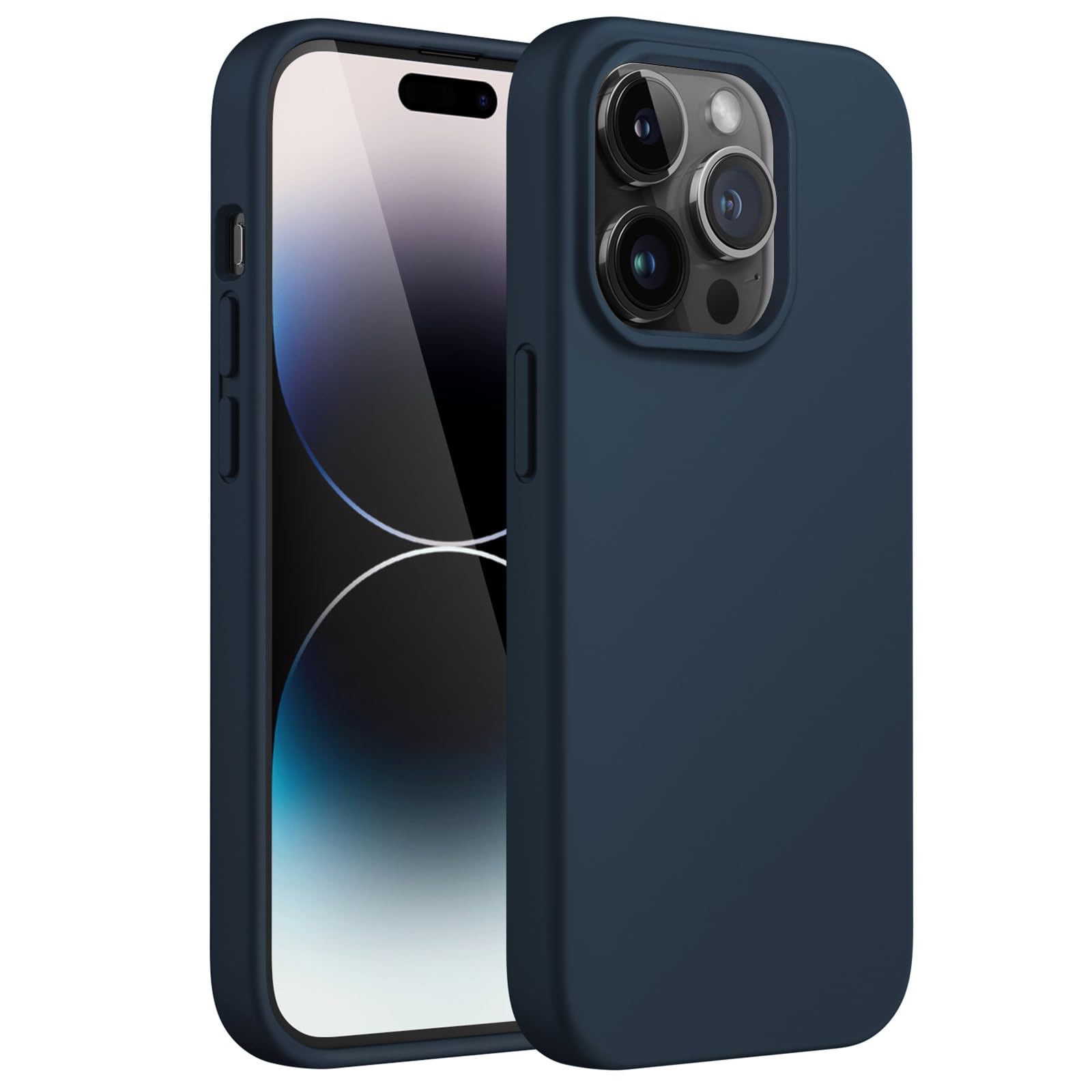 JETech Silicone Case for iPhone 14 Pro Max 6 7-Inch Silky-Soft Touch Full-Body Protective Phone Case Shockproof Cover