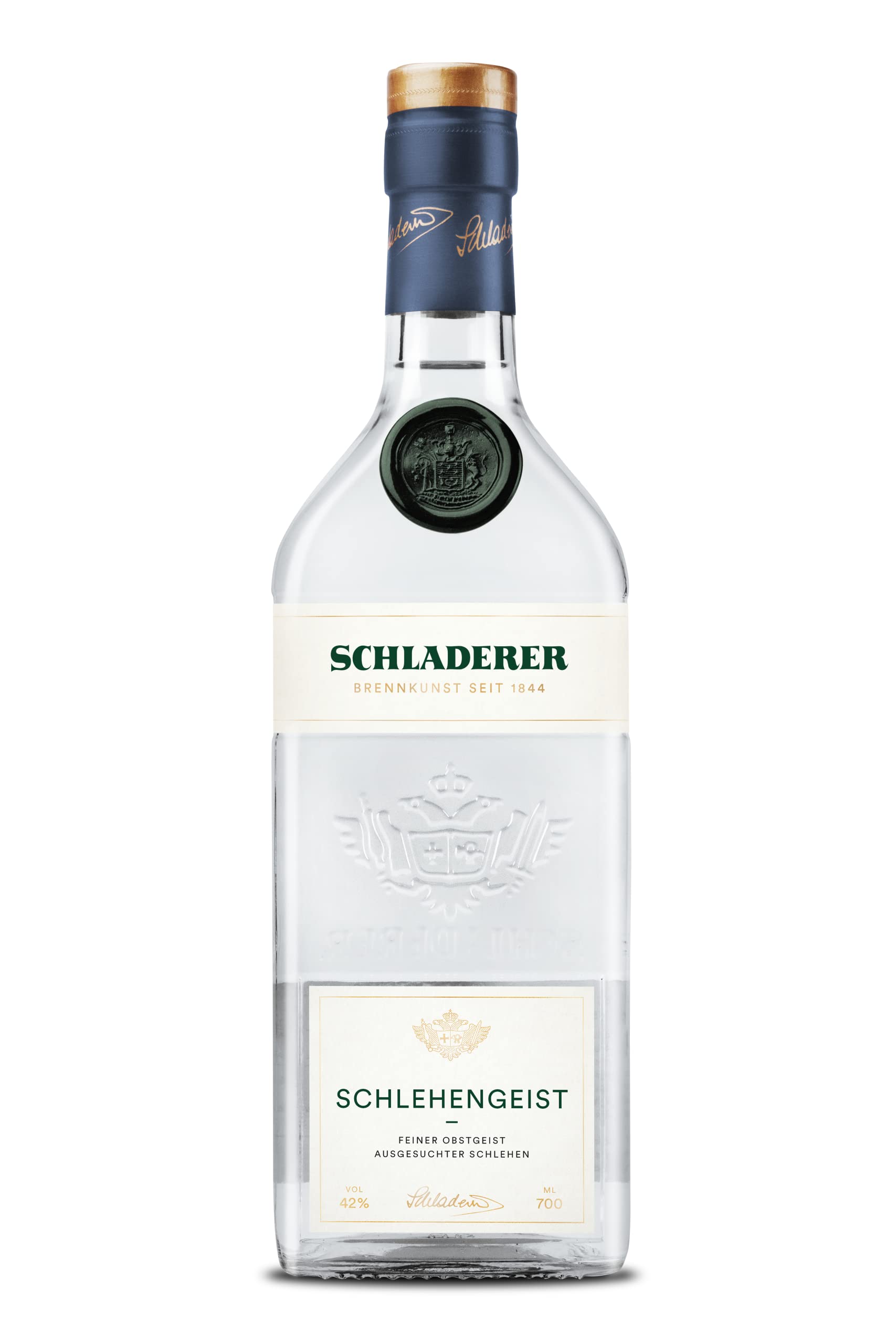 Schladerer Schlehengeist, edler Obstgeist aus dem Schwarzwald, mild und aromatisch dank wilder Schlehen aus den Karpaten (1 x 0.7 l)