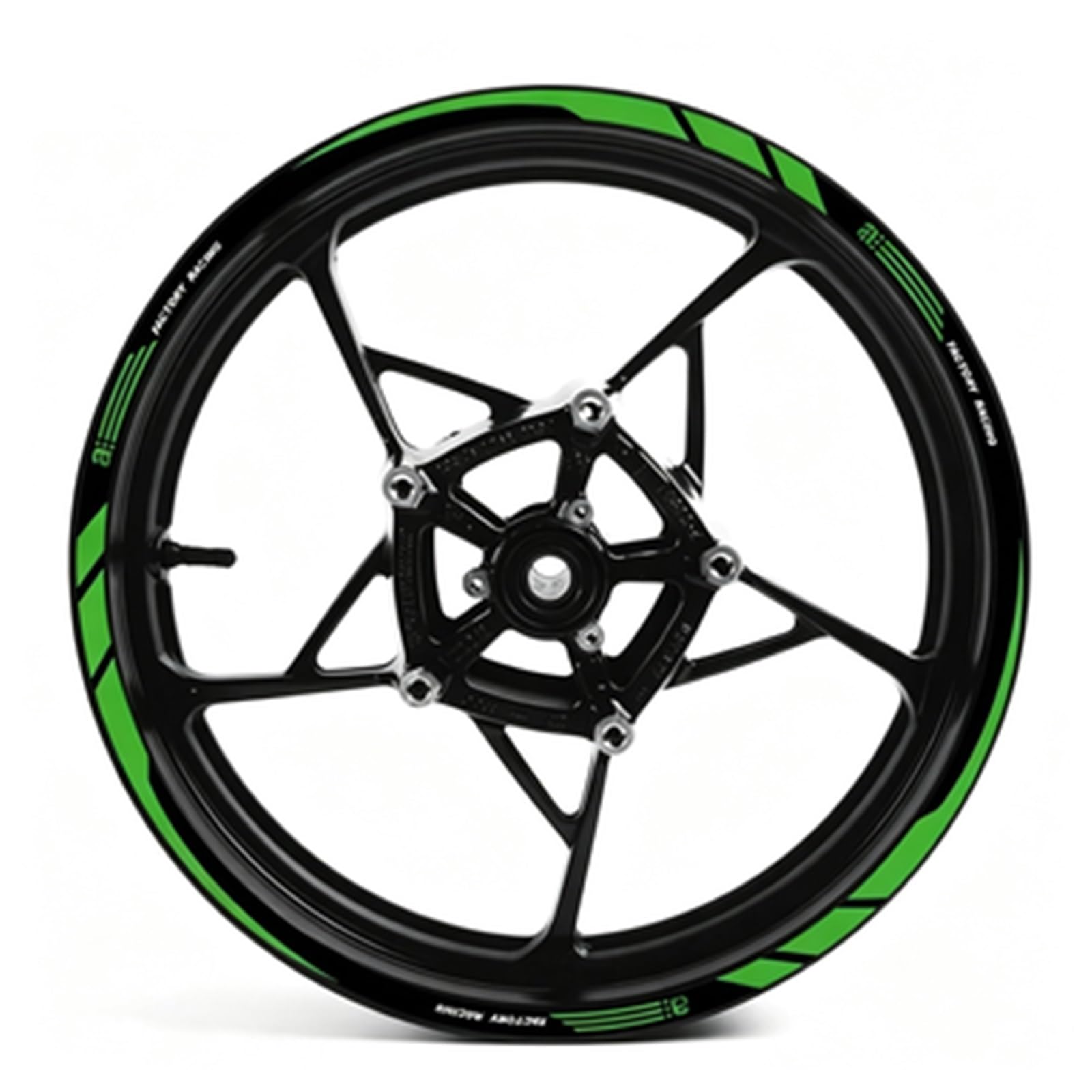 Motorcycle Wheel Sticker Rim Decals 17 Inch for Aprilia RS 457 for Tuono 660 1100 RSV4 125 GPR 150 250(Color8)