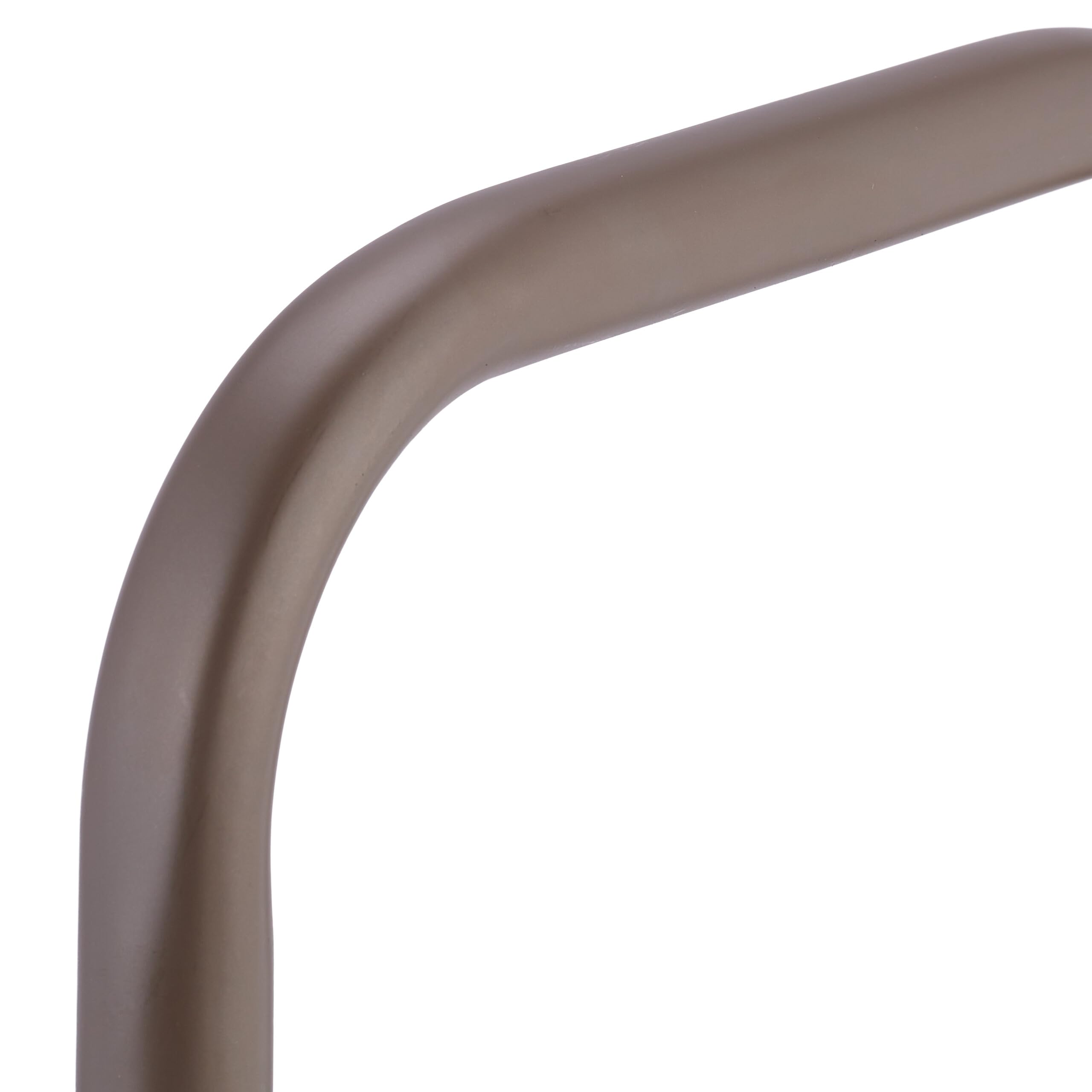 Relaxdays Range-bûches Mobile, 2 Roues, Jusqu’à 60 kg, pour bûches Standards, Support Bois de Chauffage, Acier, Marron