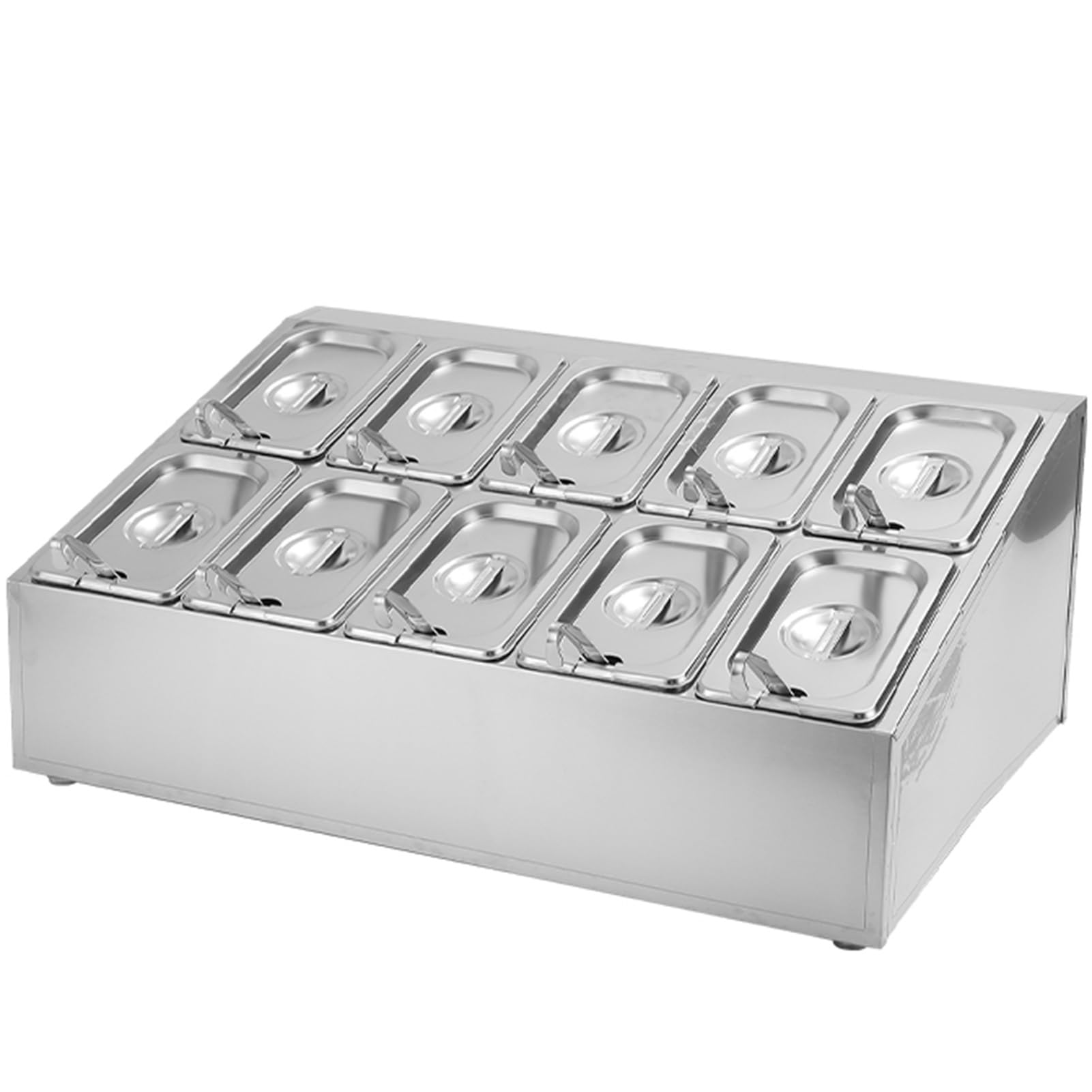 Set dispenser per condimenti in acciaio inox con barattoli e coperchi; orgar per conservare salse alimentari, perfetto per piano di lavoro della cucina, barbecue e tavolo da pranzo Essens