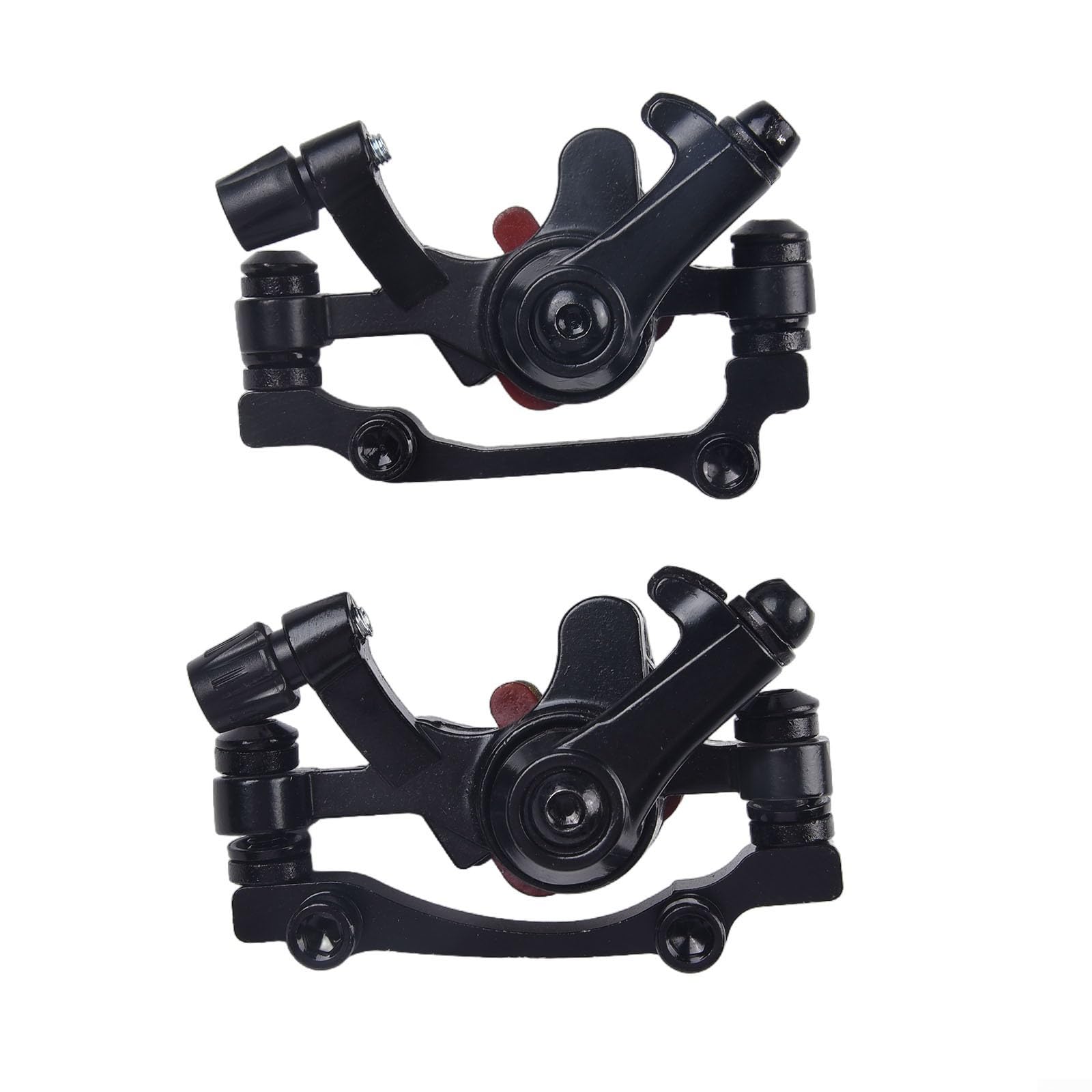 Pinza freno a disco meccanica in metallo per uso bicicletta compatibile con vari tipi di bici progettata per una frenata efficiente e una facile installazione (anteriore + posteriore)