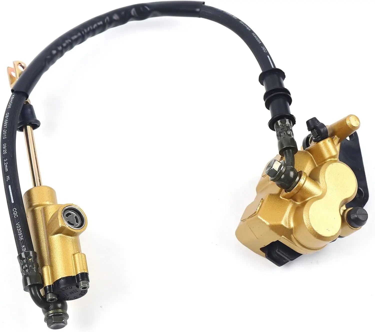 lewa pompa hamulcowa Zestaw hamulca hydraulicznego do 4-suwowego motocykla terenowego — cylinder, puste miejsce do odprowadzania ciepła i zwiększona siła hamowania