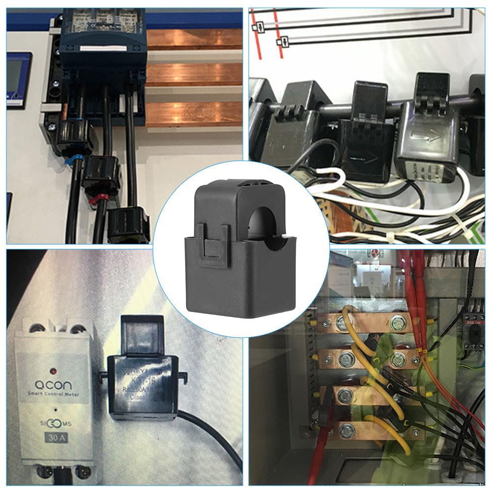 Telituny PZCT-02 Split Core Stromwandler – 0-100 A – 16 Mm Bohrung – 1000 MΩ Isolationswiderstand – Für Energiezähler & AC-Messung