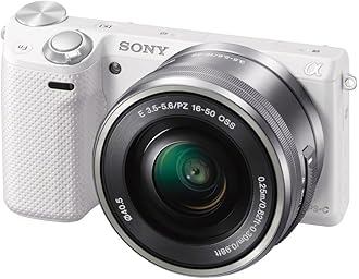 Sony NEX-5TL/W Mirrorless Digital Camera with 16-50mm Power Zoom Lens (White)
