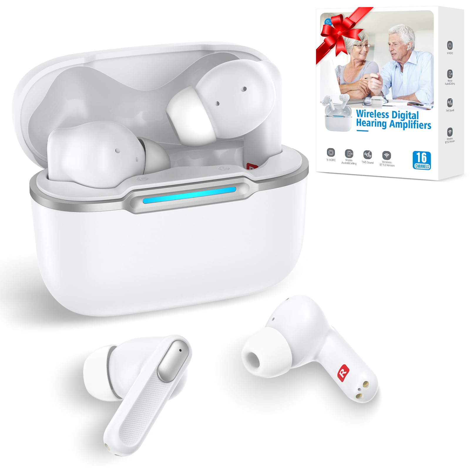 eppfun Hearing Aids for Seniors, Rechargeable Hearing Aids with Bluetooth, Hearing Amplifier for the Hearing Loss