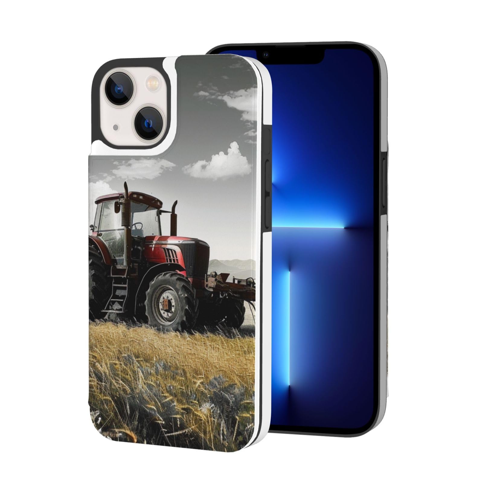 VVTDESA Custodia a portafoglio per iPhone 13 Mini con porta carte in pelle PU, bianco