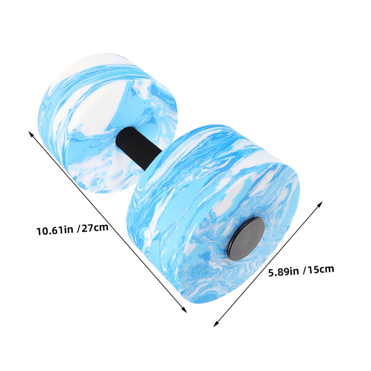 SUPVOX Aquatic Fitness Eva Dumbbells for Water Aerobics Multi Functional Pool Weights for Women for Resistance Training Full Body Workouts Colorful Camouflage Design