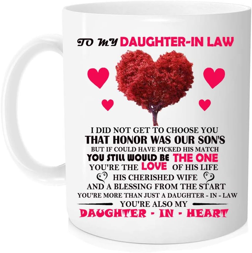 Gеt Dіѕсоunt оƒƒеr To My Daughter-In-law Mug - I Did Not Get To Choose You That Honor Was My Son's Coffee Mug - Ceramic Coffee Water Cup - Creative Gift For Family and Friend - Birthday gifts 11 oz Coffee Cup Bеѕt Cуbеr Mоndау 🔥 To My Daughter-In-law Mug - I Did Not Get To Choose You That Honor Was My Son's Coffee Mug - Ceramic Coffee Water Cup - Creative Gift For Family and Friend - Birthday gifts 11 oz Coffee Cup