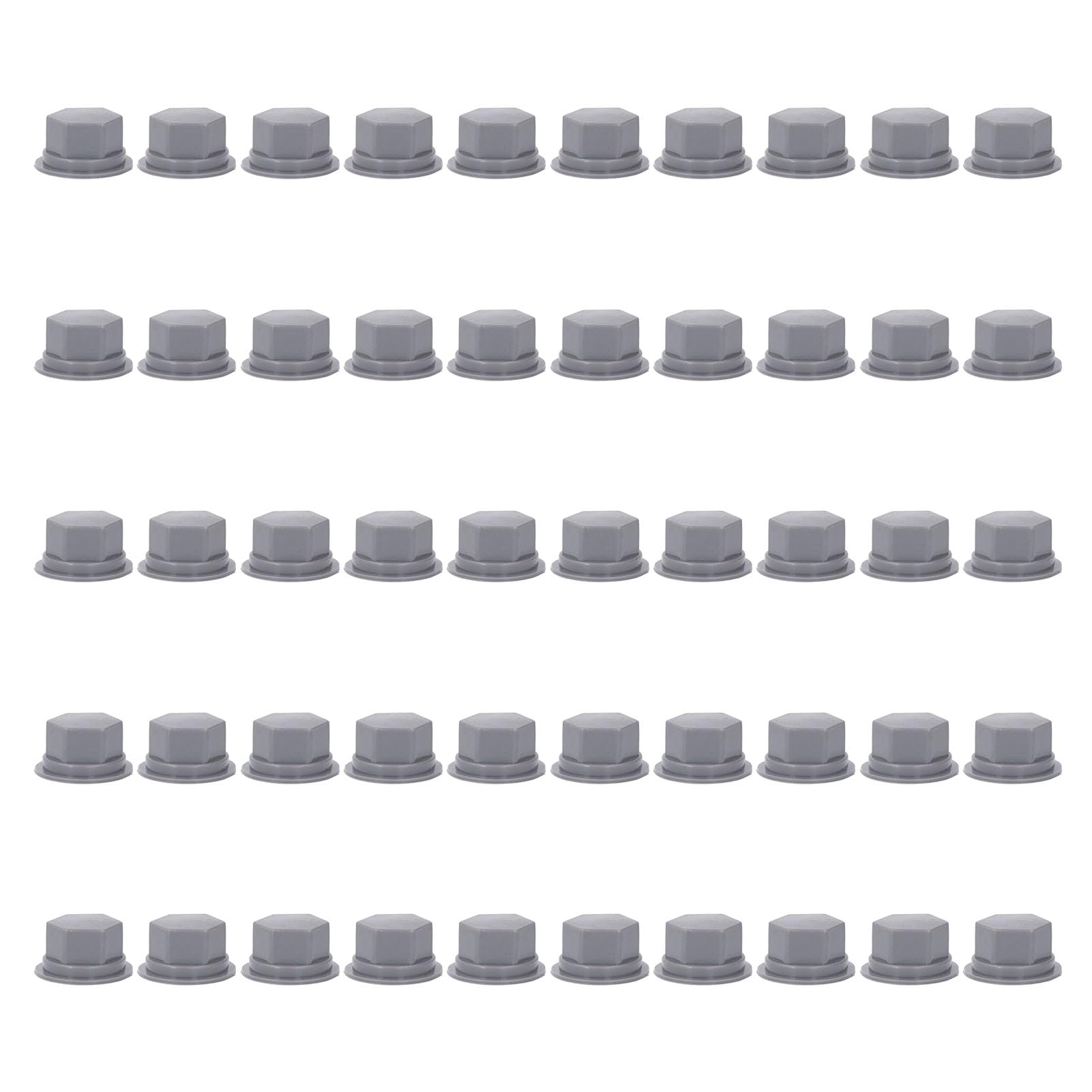 Generic 50 Stück Sechskantschraubenkopf-Schutzkappen, wasserdichte Silikon-Schraubenabdeckungen für Hochfeste Verbindungselemente (#5)