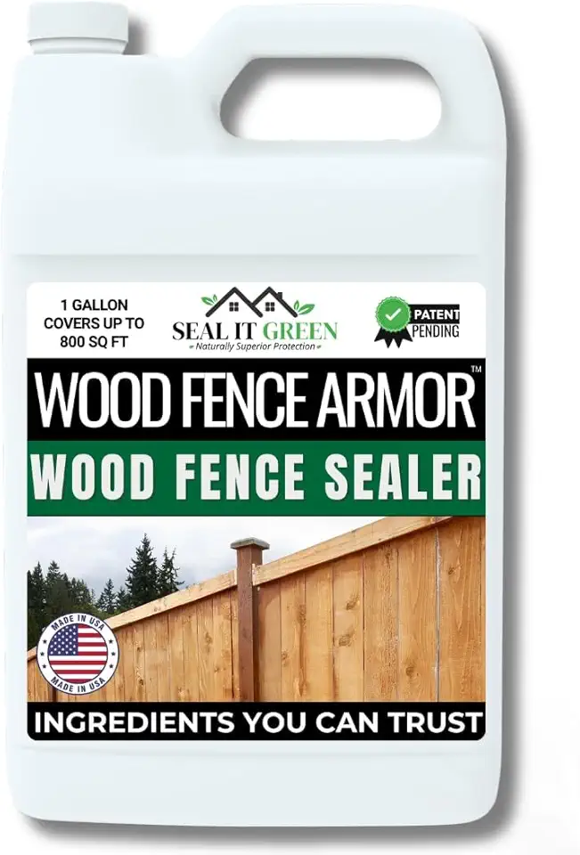 Seal It Green Wood Fence Sealer — 1 Gallon, Plant‑Based