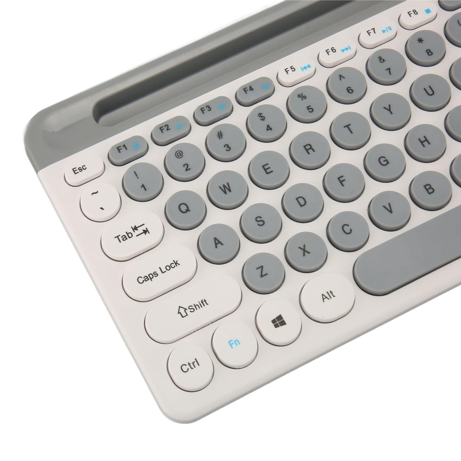 Klawiatura i Mysz do Gier, Zestaw Klawiatury I Myszy, Bezprzewodowa Kombinacja Klawiatury I Myszy Z Okrągłymi Klawiszami Bluetooth Wodoszczelna Klawiatura i Mysz(Black)