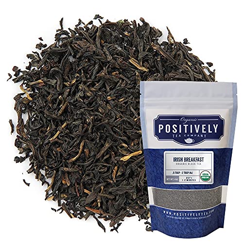 Organic Positively Tea Company, Irish Breakfast Black Tea, Loose Leaf