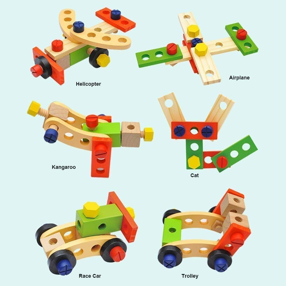 Wudly Construction Toys for Kids - 35-Piece Tool Kit for Kids with Toy Box, Realistic Tools, Educational Playset, Safe Durable Materials, for Boys and Girls Ages 3 and Up - Image 5 thumbnail