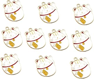 VILLFUL Conjunto De Gargantilha 10 Pçs Pingentes Para Colares Kits De Joias DIY Conjunto De Pingente De Pingente De Moda Pingente De Liga Pingente De Charme Para Roupas De Gato Pingentes