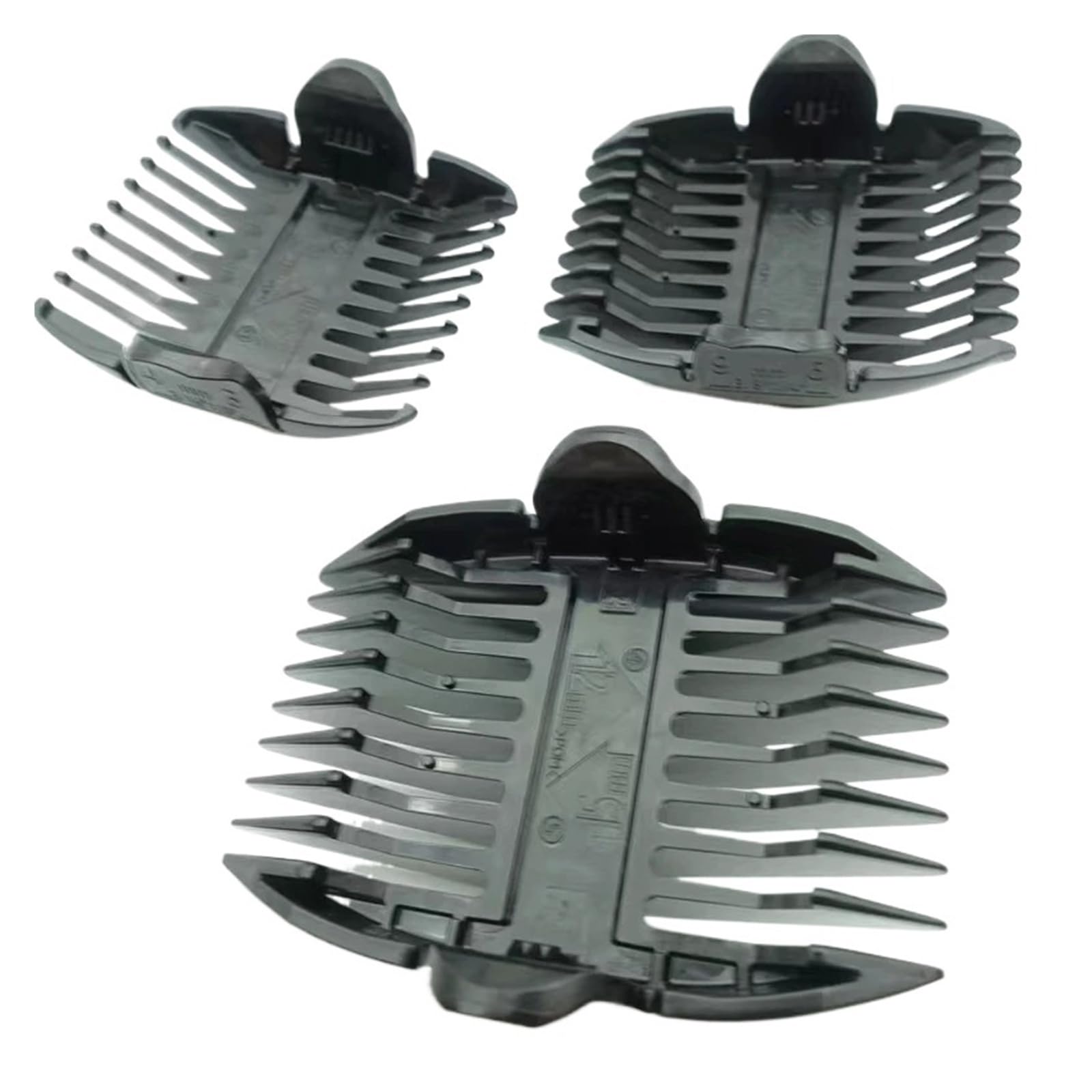 Peigne De Tondeuse À Cheveux 3-4 Mm, 6-9 Mm, 12-15 Mm, Compatible avec Panasonic, ER1610, ER1611, ER-GP80, ER-GP82, Accessoires for Tondeuse À Cheveux.(12-15mm)