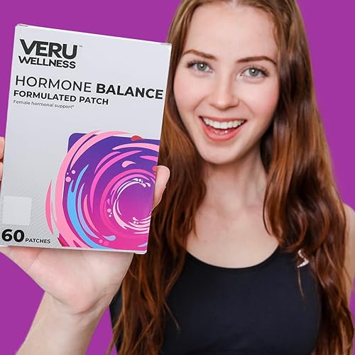 Miniatura 6 de Veru Wellness Parche de Myo inositol de equilibrio hormonal y D-Chiro inositol - Apoyo ovárico, mensural y estado de ánimo para mujeres (60 parches)
