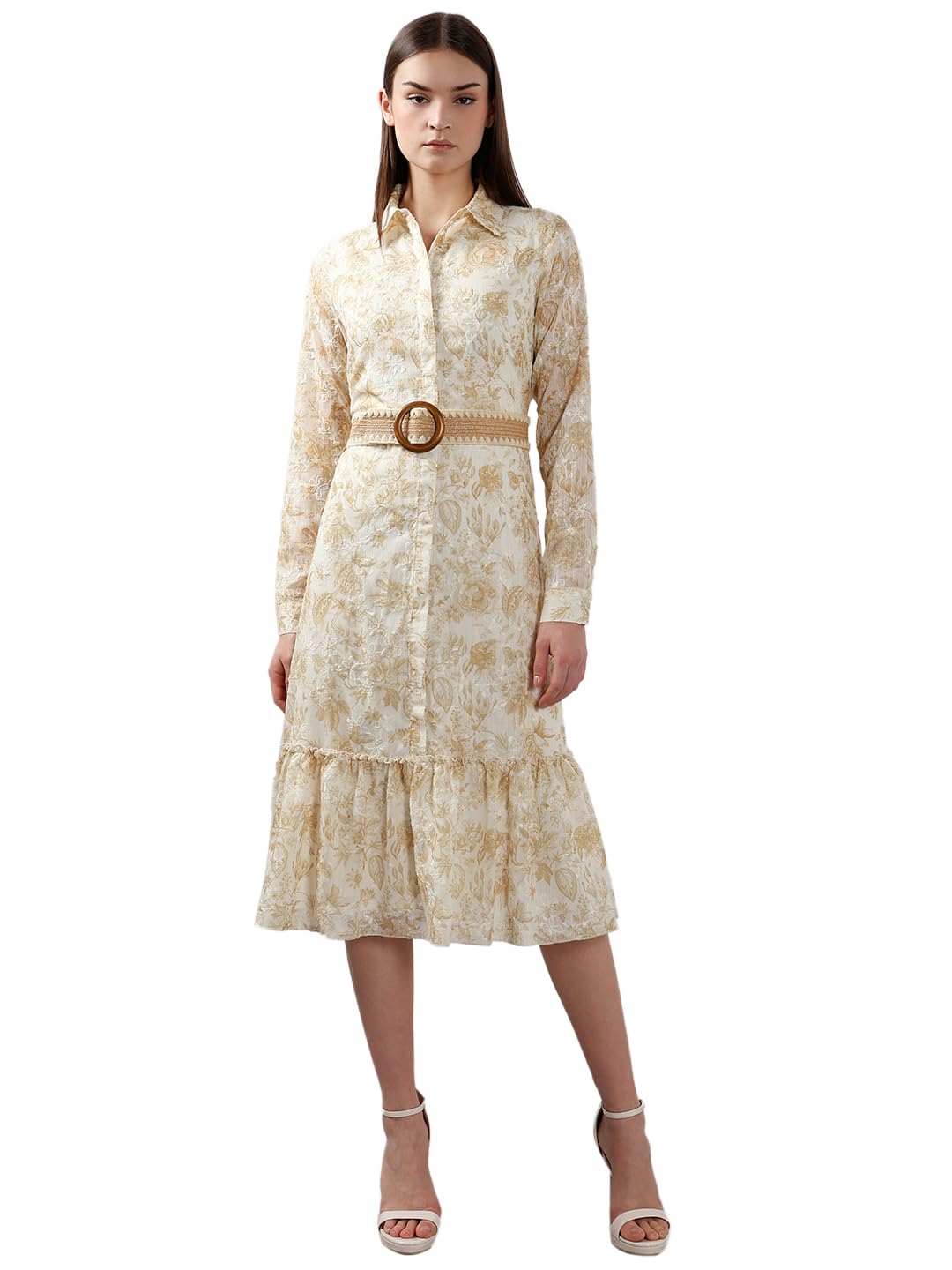 vero moda Women's Polyester Fit and Flare Maxi Dress-picture-28