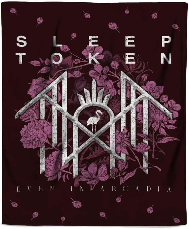 Rocksax Sleep Token Sherpa Fleece Blanket - Even in Arcadia 3