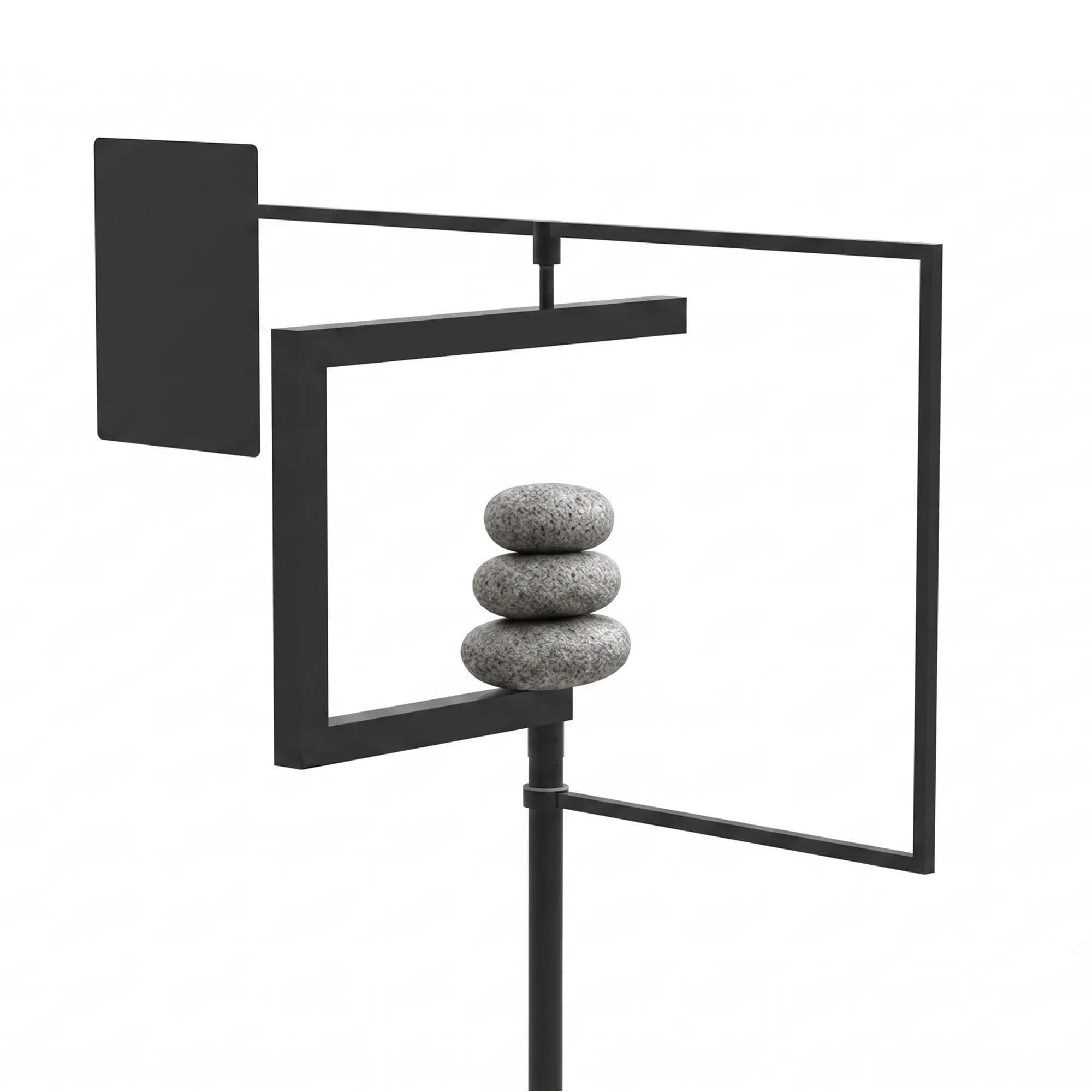 Photo 1 of Decoroca Zen Metal Wind Spinner - Kinetic Yard Sculpture