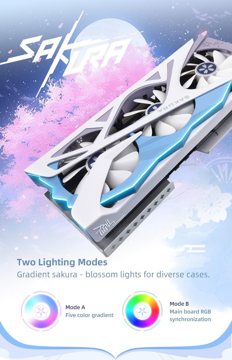 グラフィックボード・グラボ・ビデオカード Yeston Sakura Radeon RX 9070 XT 16gb December Promotion)Yeston Sakura Atlantis Radeon RX 9070 XT 16G