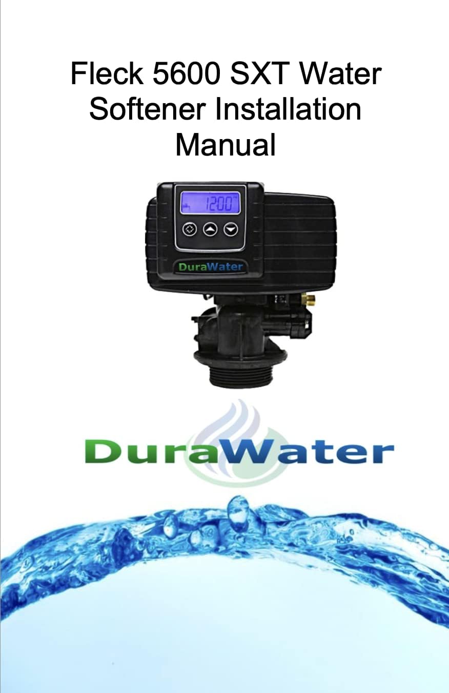 DURAWATER Fleck 5600 SXT 48,000 grain Water Softener with 25ft Drain Line Included