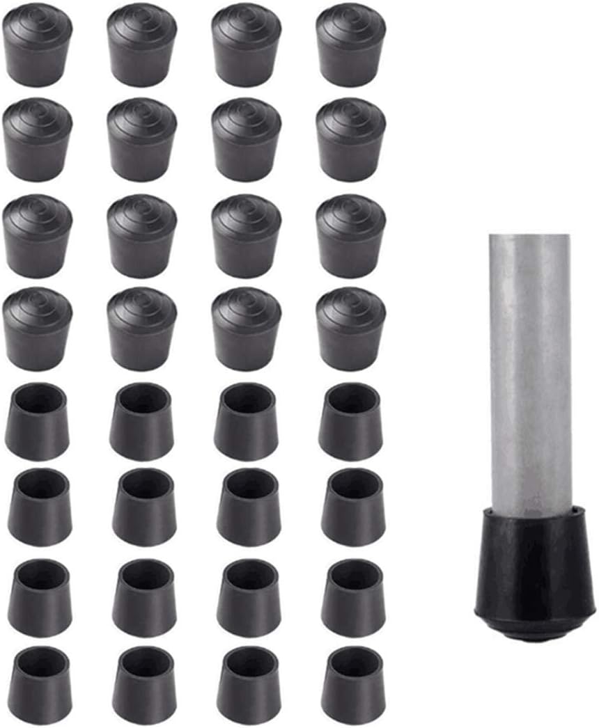 Kissmi 32 PCS Chair Leg Tips Caps 7/8 Inch Anti Slip Rubber Table Leg