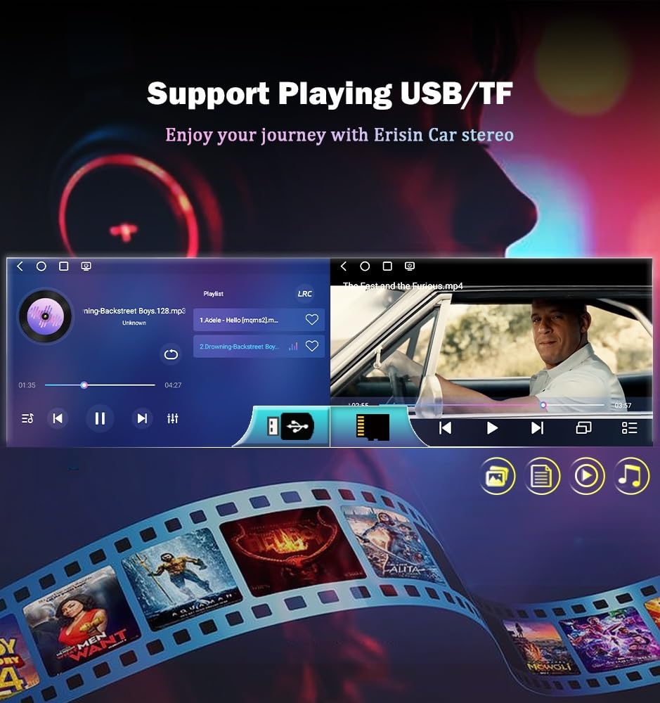 8GB 128GB Android 16 Autoradio per VW Polo 6R Golf 5/6 Touran Tiguan Škoda | 7" Qualcomm CarPlay Android Auto GPS NavigatoreWifi Bluetooth 5.1 DSP Canbus SWC Schermo Tattile
