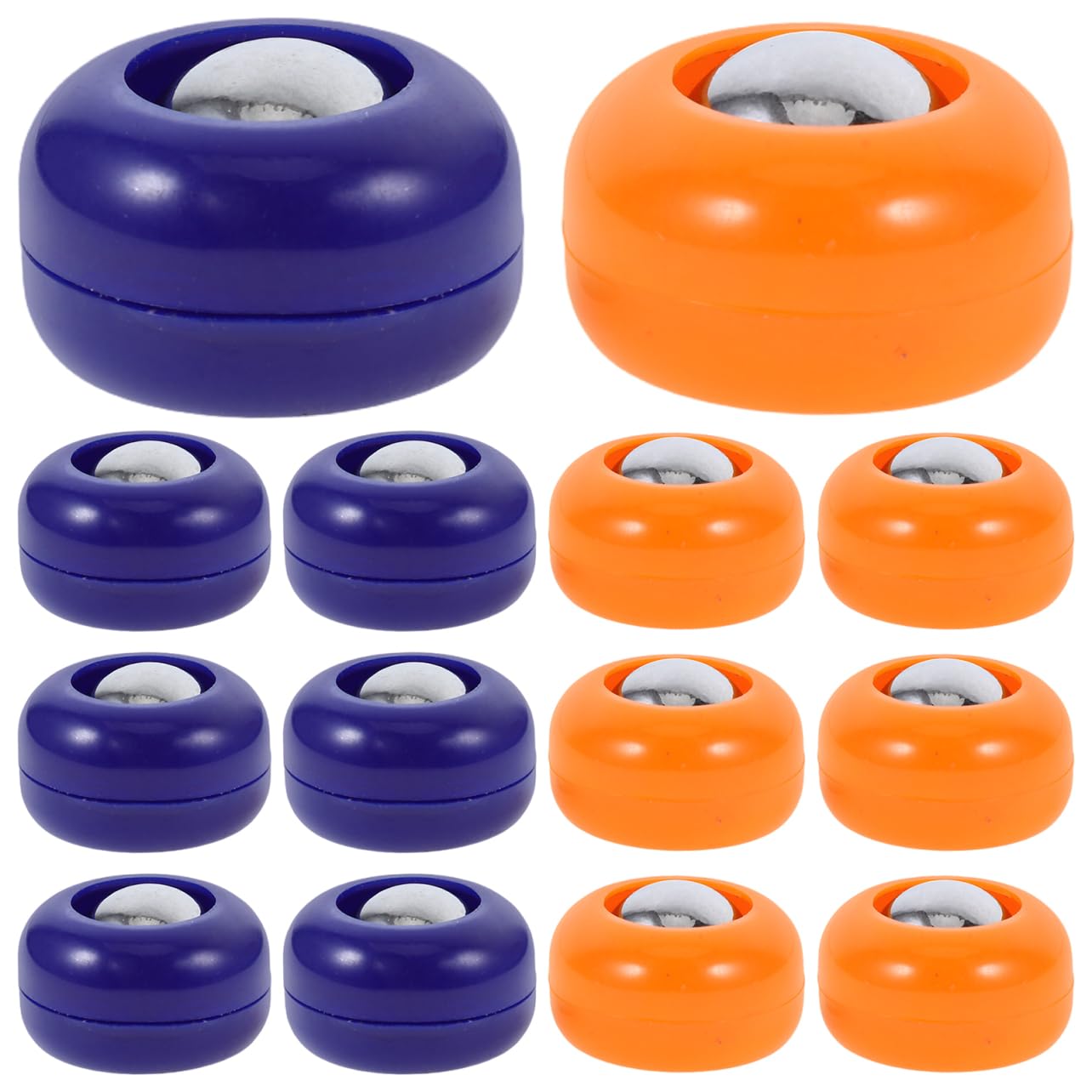 SUPVOX Lot de 20 Pierres de Curling Mini, Jeu de Palets de Table en PP, Accessoires Polyvalents pour Parties en Plein Air la Maison