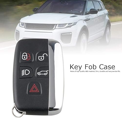 Miniatura 2 de Terisass Funda para llavero de coche, 5 botones de goma, entrada sin llave, control remoto para LR4 (deporte) 2010 2011 2012 2013 2014 2015 2016