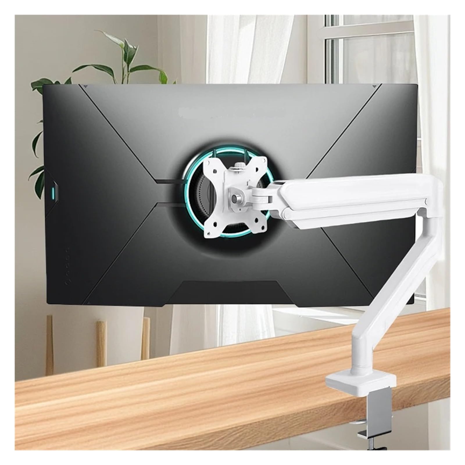 Generico Supporto for Monitor Singolo Regolabile in Altezza da 13"-32".