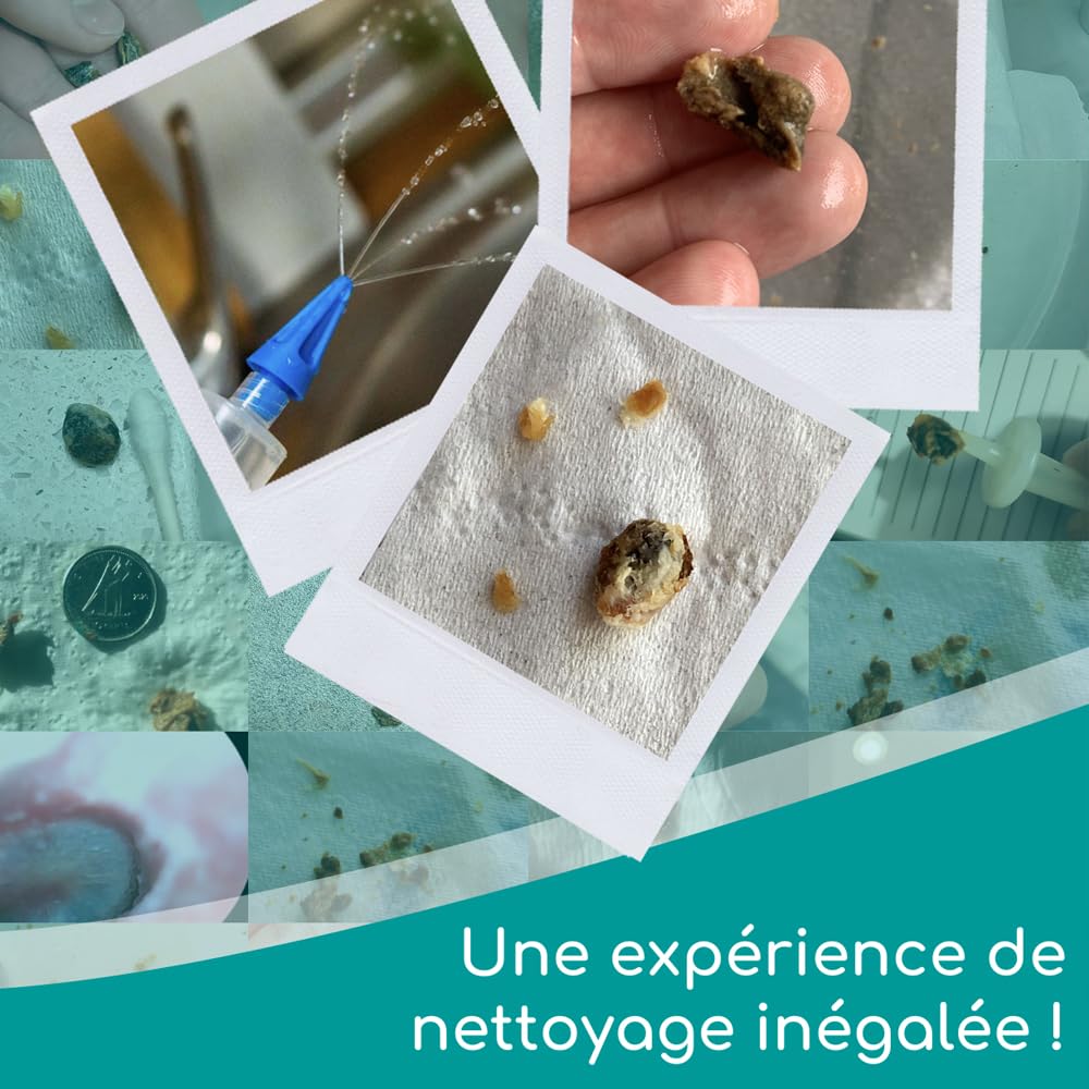Medi Grade Kit de Seringue pour Nettoyage des Oreilles et 3 Embouts Souples pour Retirer la Cire – Nettoyant pour Oreilles Réutilisable – Améliore l'audition la Santé de l'oreille – Seringue Oreilles